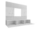 MIRJAN24 Wohnwand Deromi III 2er-Set Beige Push-to-Open Bild 5