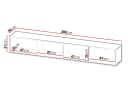 MIRJAN24 TV-Schrank Capital 200 Beige Gasdruckfeder Bild 4