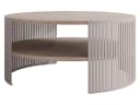 MIRJAN24 Couchtisch Fikoli Cashmere, Stahl, 75x75x40 cm Bild 2