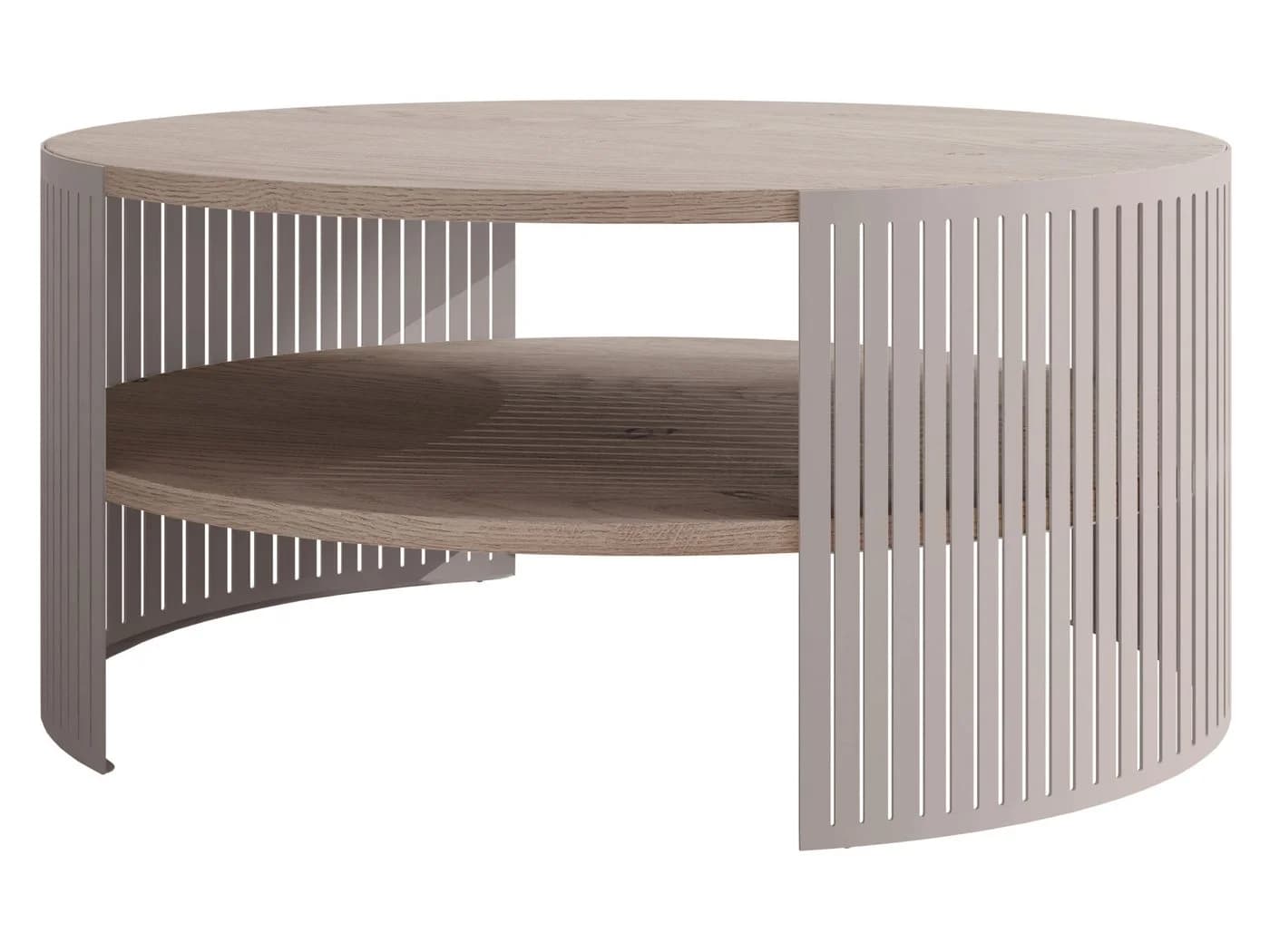 MIRJAN24 Couchtisch Fikoli Cashmere, Stahl, 75x75x40 cm - Bild 2