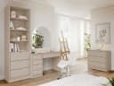 MIRJAN24 Wohnzimmer-Set Tireno V 3er-Set Sandbeige Goldgriffe Bild 2