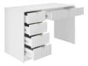 MIRJAN24 Wohnzimmer-Set Tireno V 3er-Set Sandbeige Goldgriffe Bild 4
