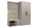 MIRJAN24 Garderoben-Set Medi I Beige mit Schuhschrank und Paneel Bild 1