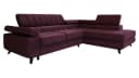 MIRJAN24 Ecksofa Nord Premium L-Form mit Schlaffunktion und Bettkasten Violett Bild 1