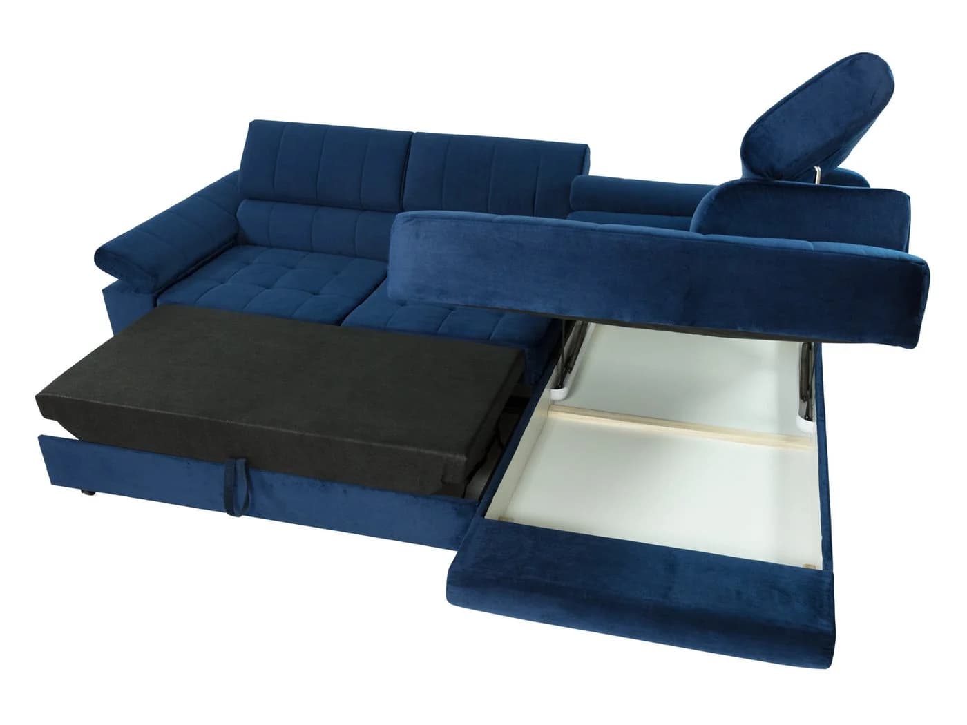 MIRJAN24 Ecksofa Nord Premium L-Form mit Schlaffunktion und Bettkasten Violett - Bild 4