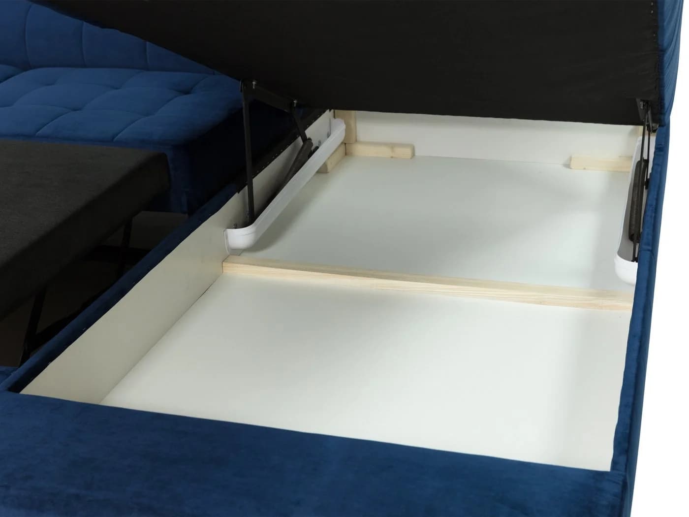 MIRJAN24 Ecksofa Nord Premium L-Form mit Schlaffunktion und Bettkasten Violett - Bild 5
