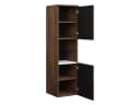 MIRJAN24 Hochschrank Kertos Rillen Beige Marmor-Optik Push-to-Open Bild 3