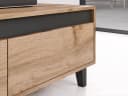 MIRJAN24 Wohnzimmer-Set Nord II, 2er-Set, Kommode, TV-Lowboard, Holz-Optik, 12 cm Füße Bild 4