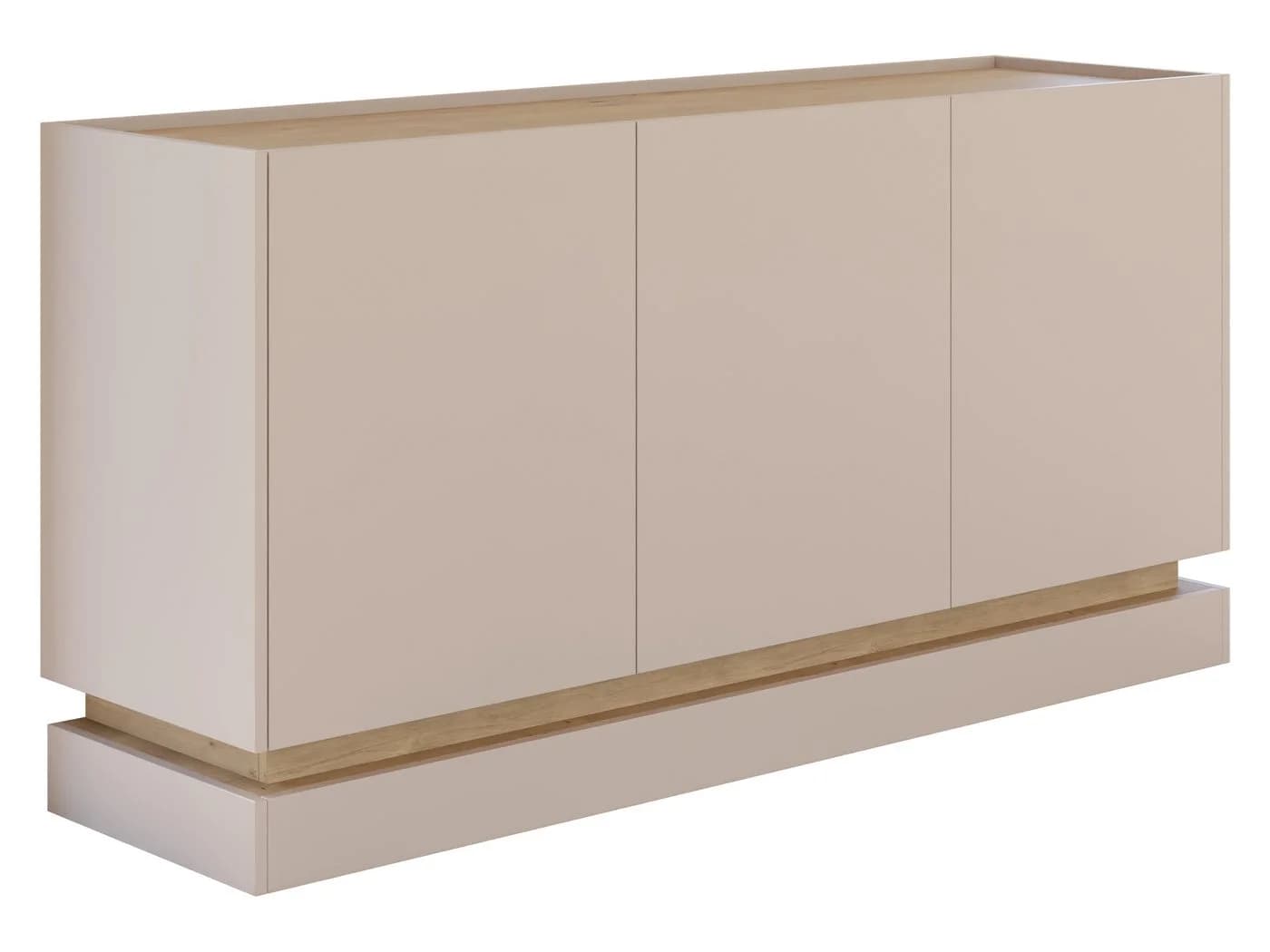 MIRJAN24 Kommode Zarpant K160 3D Sandbeige/Eiche Cremona - Bild 2