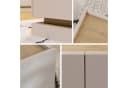 MIRJAN24 Kommode Zarpant K160 3D Sandbeige/Eiche Cremona Bild 4