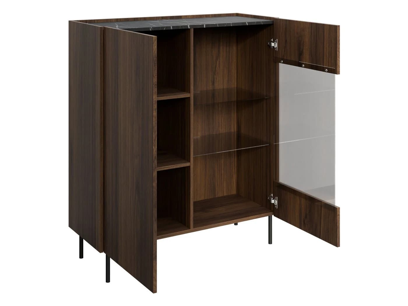 MIRJAN24 Vitrine Tewos W97 mit gehärtetem Glas 4 mm - Bild 3