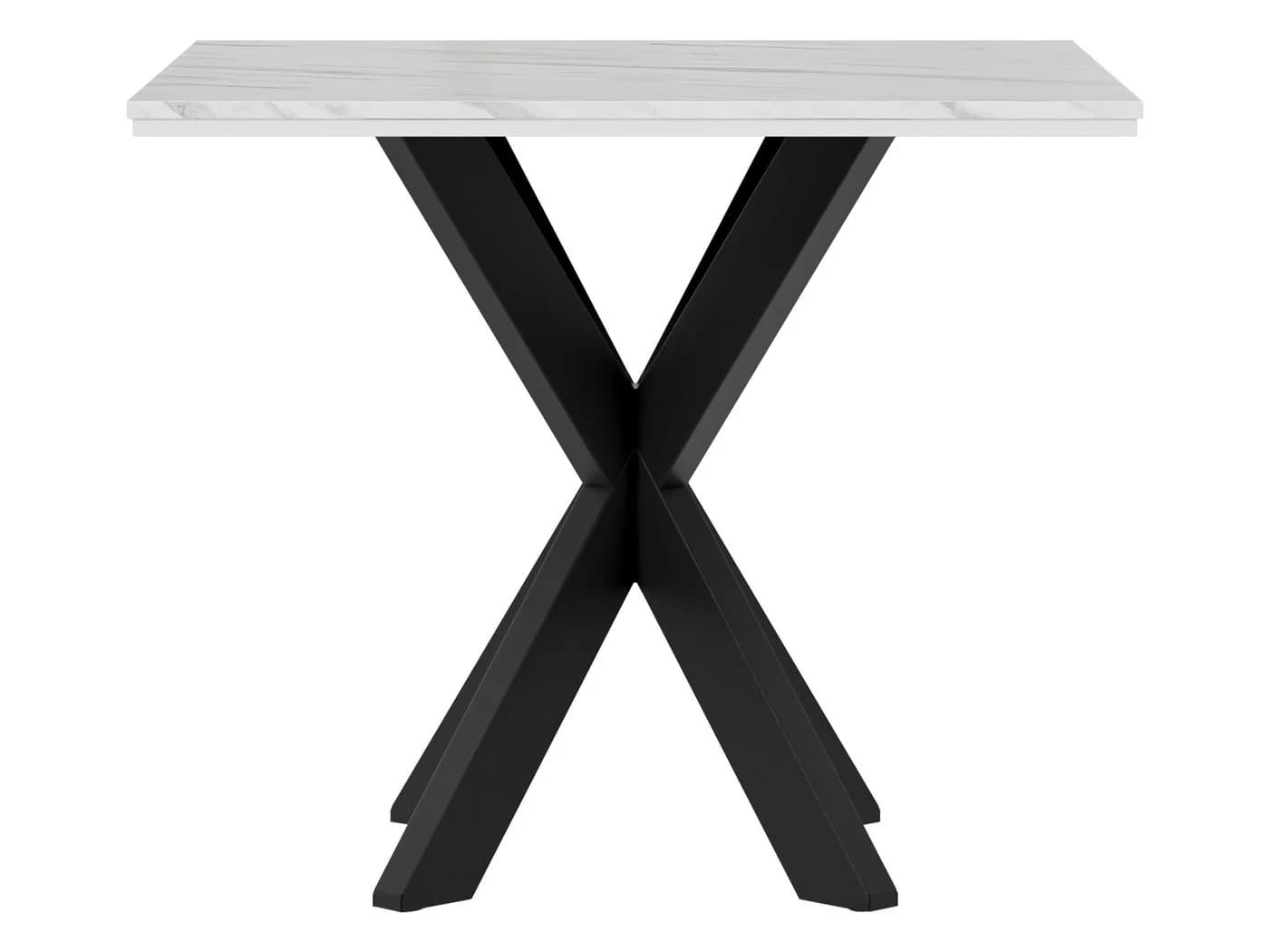 MIRJAN24 Esstisch Paro Schwarz Metall 90x90 cm - Bild 4