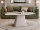 MIRJAN24 Couchtisch Noa Cashmere, Basis aus Stahl Bild 1