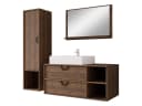 MIRJAN24 Badmöbel-Set 14er mit Spiegel, Schrank & Becken Bild 1