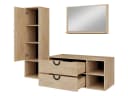 MIRJAN24 Badmöbel-Set 14er mit Spiegel, Schrank & Becken Bild 4