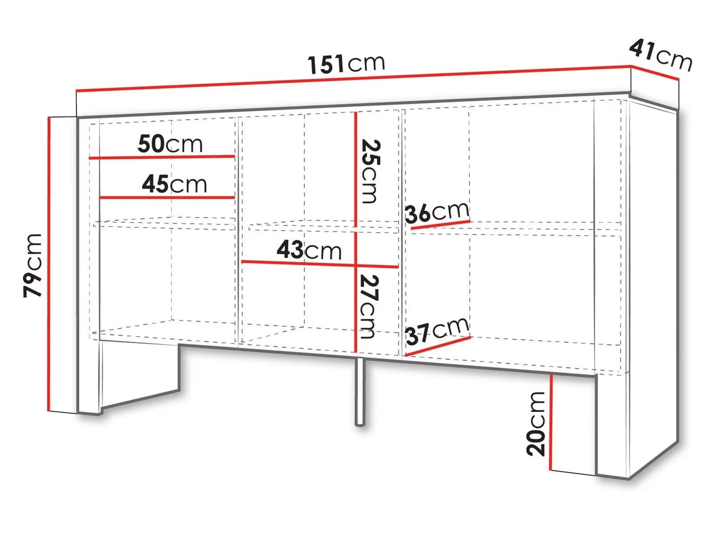 MIRJAN24 Kommode 150 3D Tore 03 mit Drehtüren - Bild 5