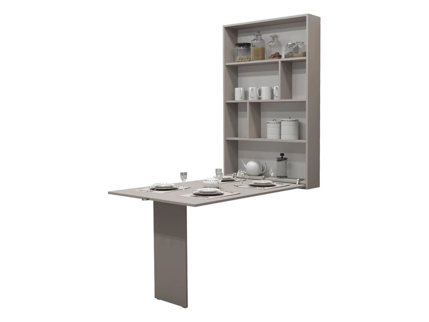 MIRJAN24 Klapptisch Abi mit Regalen, Tisch ideal für Esszimmer - Bild 2