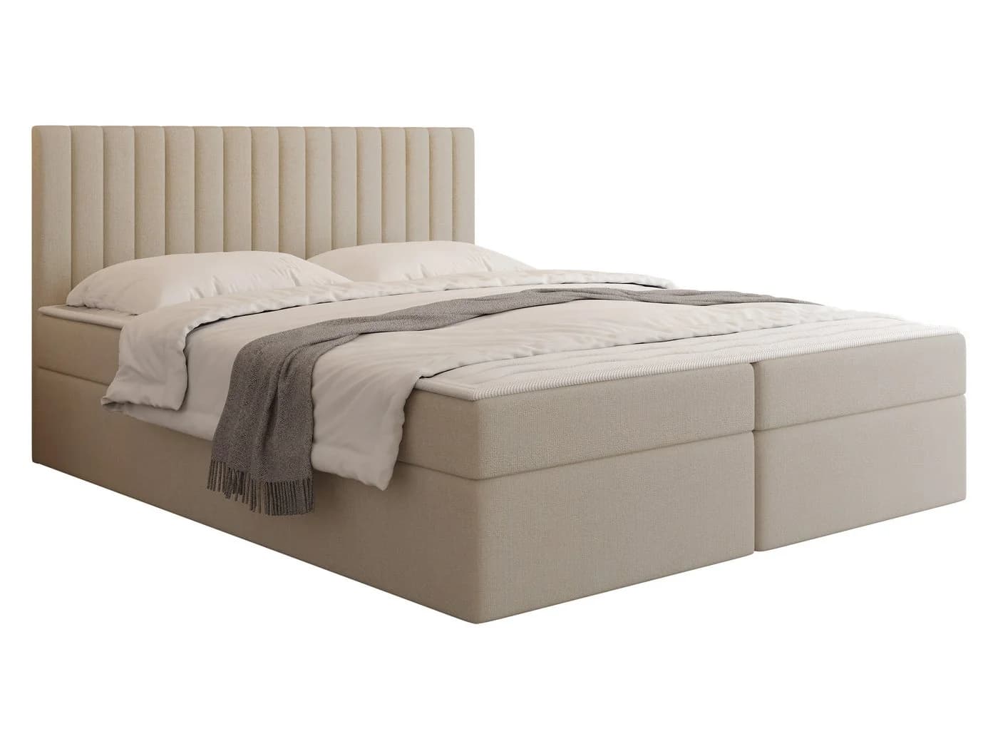 MIRJAN24 Boxspringbett Tirulo mit zwei Bettkästen für die Bettwäsche