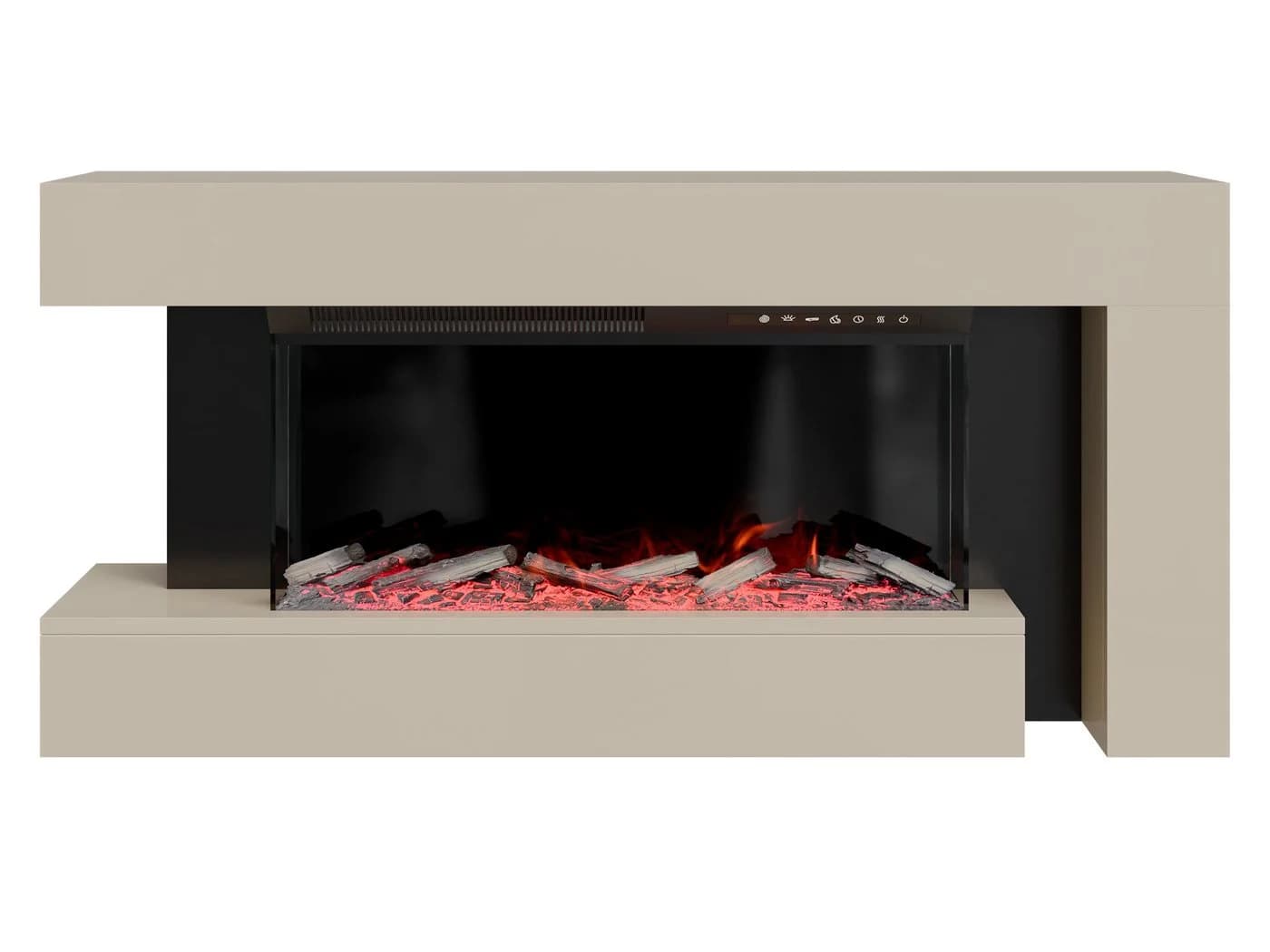 MIRJAN24 Kommode Haga mit Kamin LED-Flamme Harzholz-Effekt - Bild 3