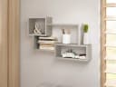 MIRJAN24 Wandregal Trio 005 Beige Bild 1