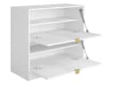 MIRJAN24 Schuhschrank Tireno 2K Aluminiumgriffe Gold Bild 3