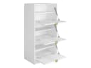MIRJAN24 Schuhschrank Tireno 3K Aluminiumgriffe Gold Bild 3