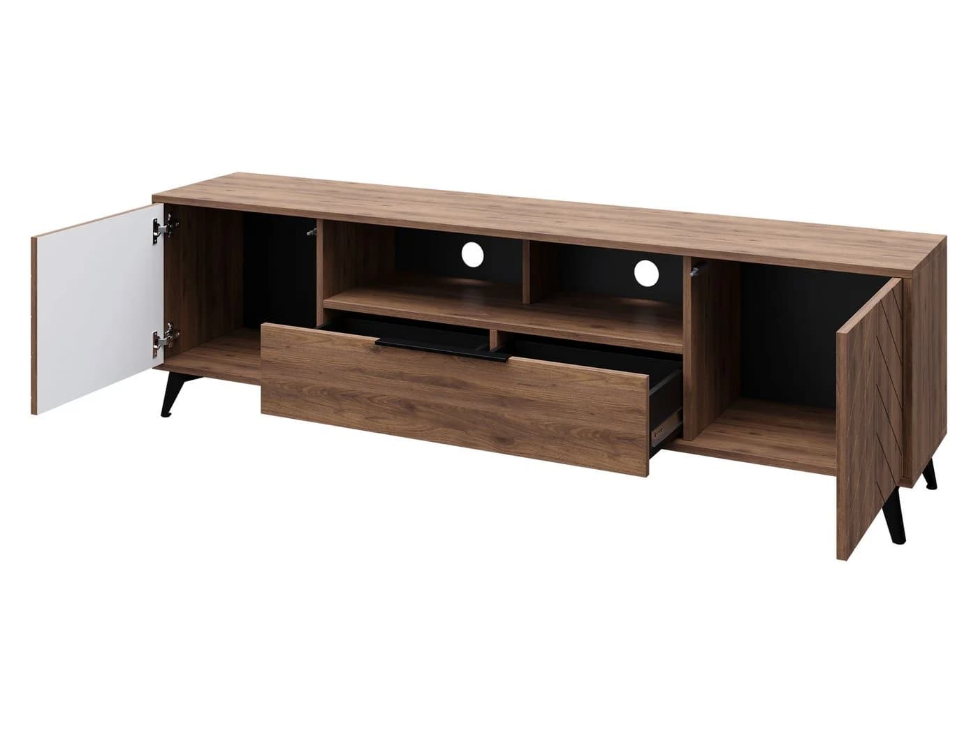 MIRJAN24 TV-Schrank Xylix Modern mit Schubladen und Metallfüßen - Bild 4