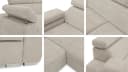 MIRJAN24 Ecksofa Boston Maxi Beige mit Bettkasten und Schlaffunktion Bild 5