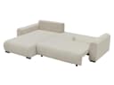 MIRJAN24 Ecksofa Merkos Beige Chenille mit Schlaffunktion und Bettkasten Bild 4