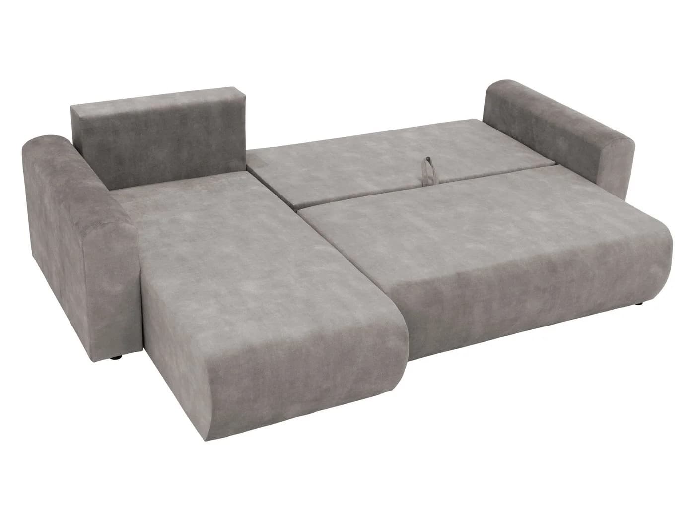 MIRJAN24 Ecksofa Eliwo Grau mit Schlaffunktion und Bettkasten - Bild 4