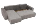 MIRJAN24 Ecksofa Eliwo Grau mit Schlaffunktion und Bettkasten Bild 5
