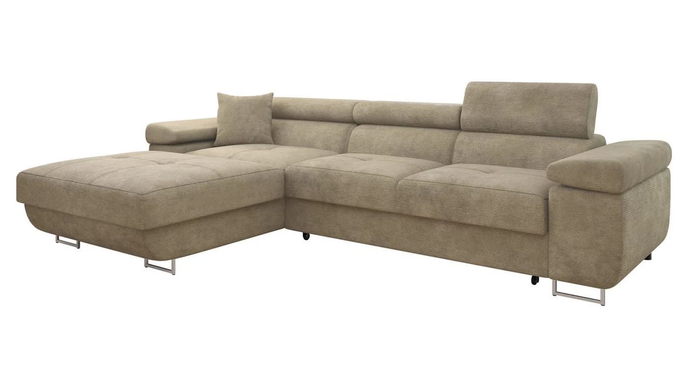 MIRJAN24 Ecksofa Torezio Mini mit Bettkasten und Schlaffunktion