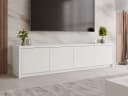 MIRJAN24 TV-Schrank Solid 4D Weiß Push to Open Bild 1