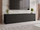 MIRJAN24 TV-Schrank Solid 4D Schwarz Push to Open Bild 1