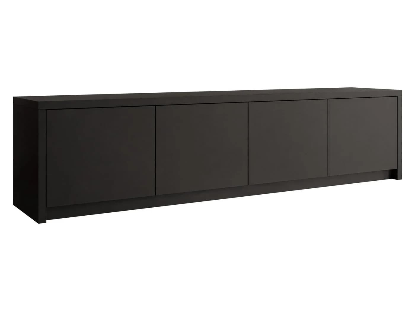 MIRJAN24 TV-Schrank Solid 4D Schwarz Push to Open - Bild 2