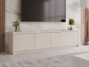 MIRJAN24 TV-Schrank Solid 4D Beige Push to Open Bild 1
