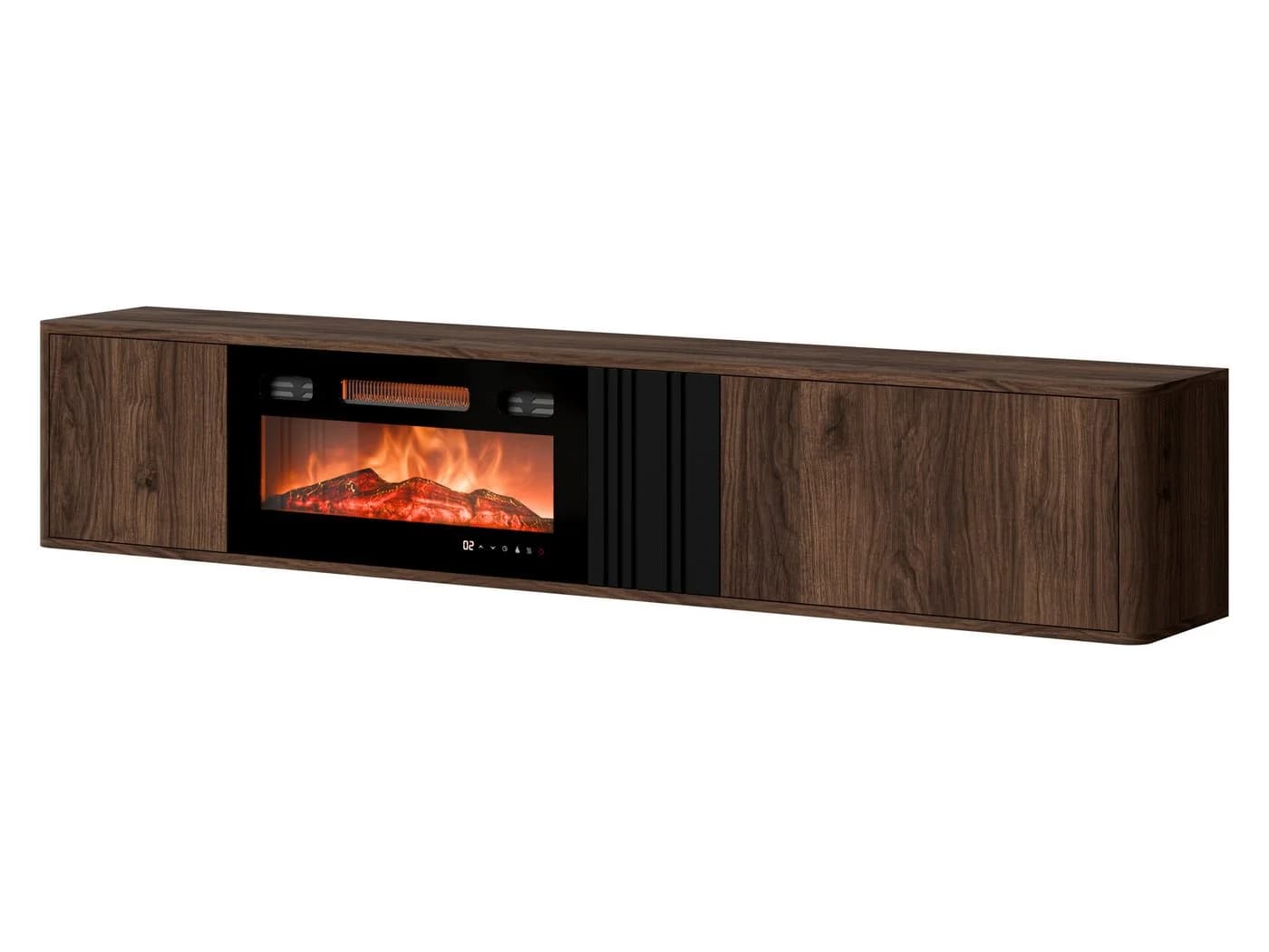 MIRJAN24 TV-Schrank Philippe 190 mit Kamin und LED-Flamme - Bild 2