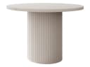 MIRJAN24 Ausziehbarer Esstisch Ovalio Beige Laminat Bild 2