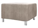 MIRJAN24 Polsterhocker Dover Cord Beige Bild 2