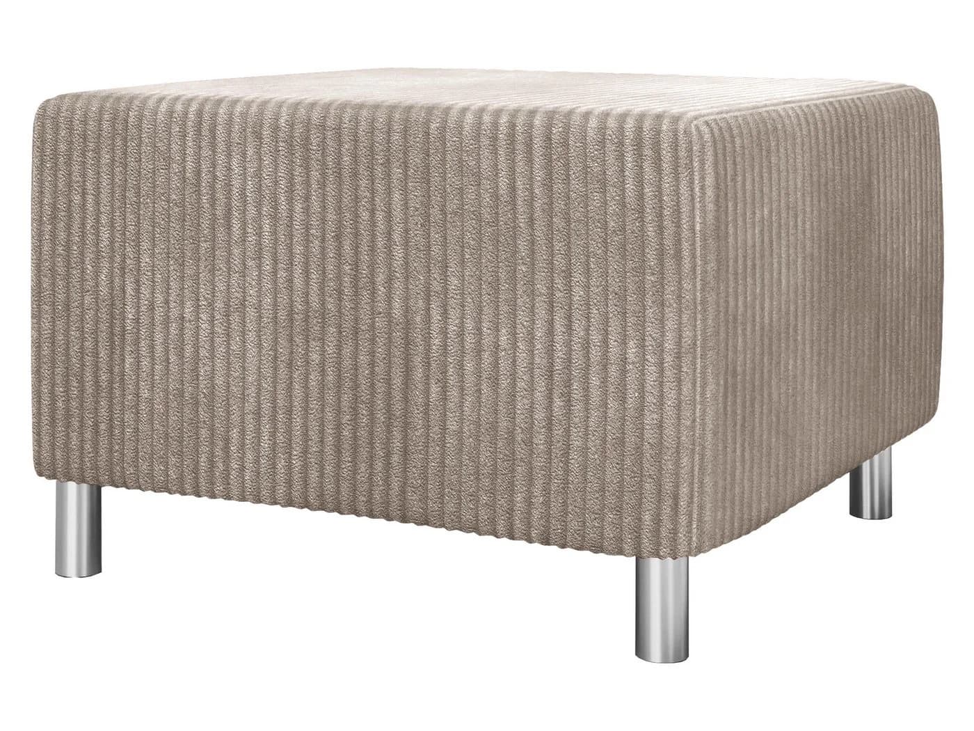 MIRJAN24 Polsterhocker Dover Cord Beige - Bild 2
