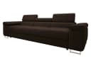 MIRJAN24 Sofa Torezio 3 Cord Braun Einstellbare Kopfstützen Bild 1