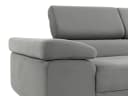 MIRJAN24 Sofa Torezio 3 Cord Braun Einstellbare Kopfstützen Bild 4