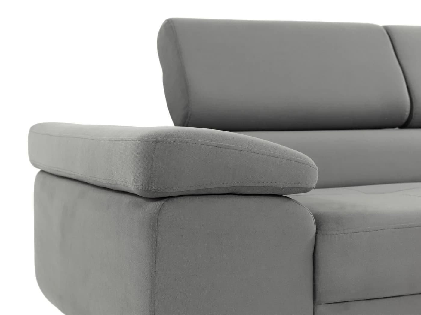 MIRJAN24 Sofa Torezio 3 Cord Braun Einstellbare Kopfstützen - Bild 4