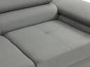 MIRJAN24 Sofa Torezio 3 Cord Braun Einstellbare Kopfstützen Bild 5