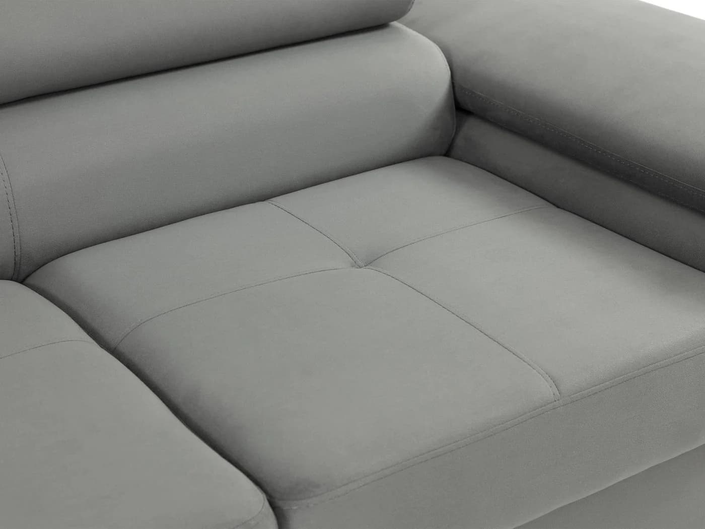 MIRJAN24 Sofa Torezio 3 Cord Braun Einstellbare Kopfstützen - Bild 5