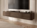 MIRJAN24 TV-Schrank Hange 200 cm Braun Laminat Push-to-Open Bild 1