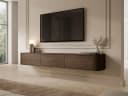 MIRJAN24 TV-Schrank Hange 200 cm Braun Laminat Push-to-Open Bild 3
