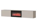 MIRJAN24 TV-Schrank Govi 180 EF mit LED-Kamin und Heizfunktion Beige Bild 2