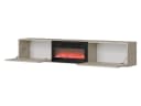 MIRJAN24 TV-Schrank Govi 180 EF mit LED-Kamin und Heizfunktion Beige Bild 3