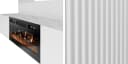MIRJAN24 Wohnwand Deromi III mit LED-Kamin Beige Bild 4